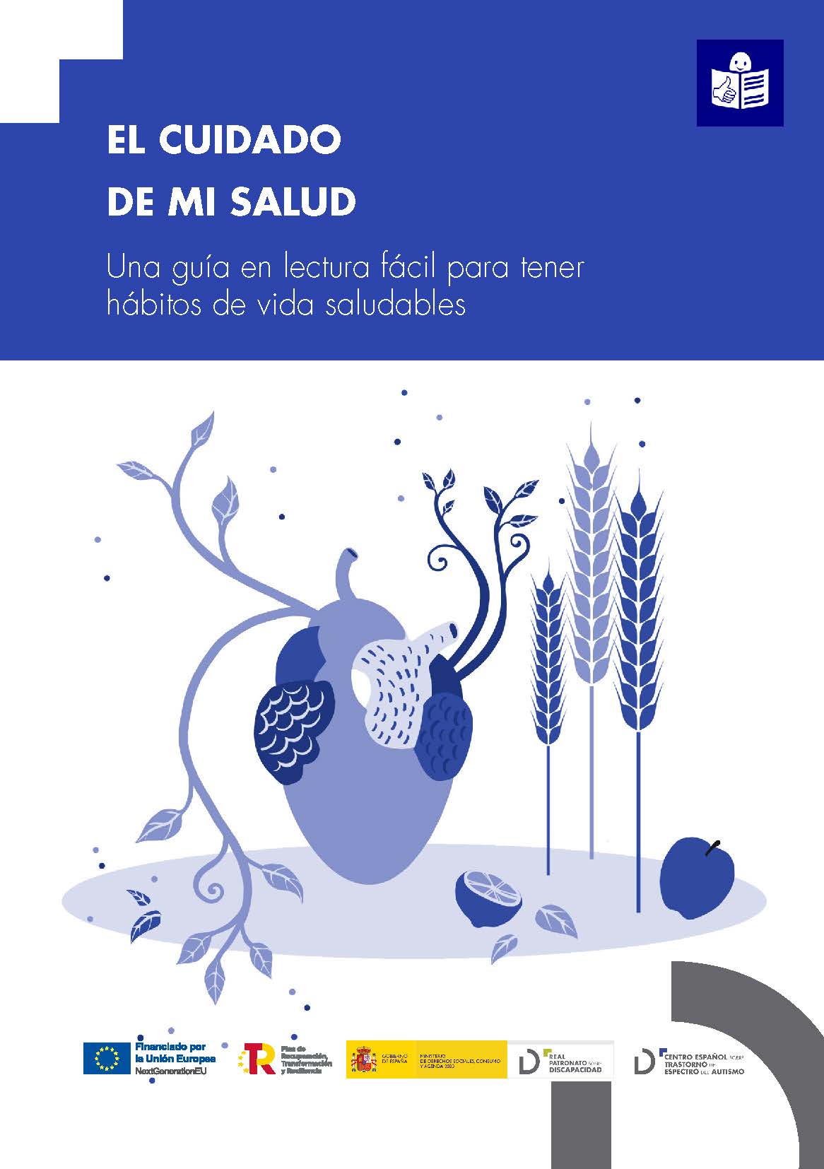 El cuidado de mi salud. Una guía en lectura fácil para tener hábitos de vida saludables