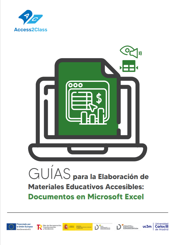 Guías para la elaboración de materiales educativos accesibles: documentos en Microsoft Excel