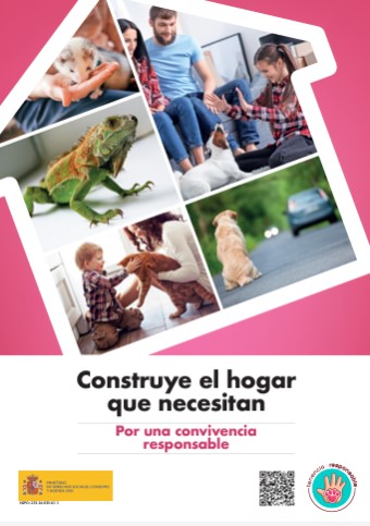 Construye el hogar que necesitan. Por una tenencia responsable. Obligaciones como tenedor (flyer)