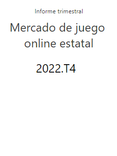 Informe juego online trimestral