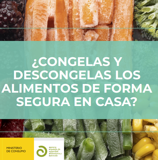 Información sobre cómo congelar y descongelar alimentos de forma segura en el hogar